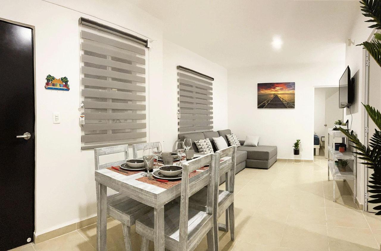 Angels Beach Condo Con Piscina, Parking Y Parque Playa del Carmen Buitenkant foto
