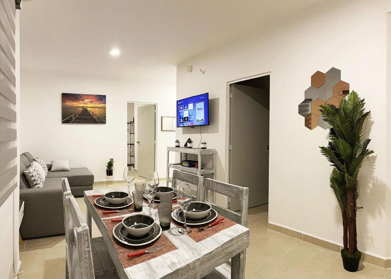 Angels Beach Condo Con Piscina, Parking Y Parque Playa del Carmen Buitenkant foto