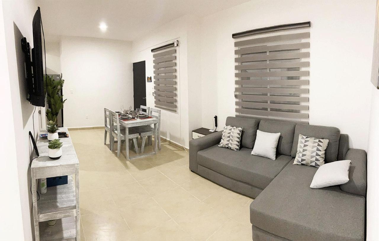 Angels Beach Condo Con Piscina, Parking Y Parque Playa del Carmen Buitenkant foto